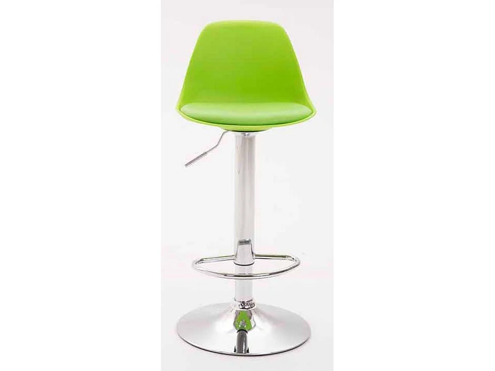 2er Set Barhocker - Kunstleder & Metall - grün - Kiel