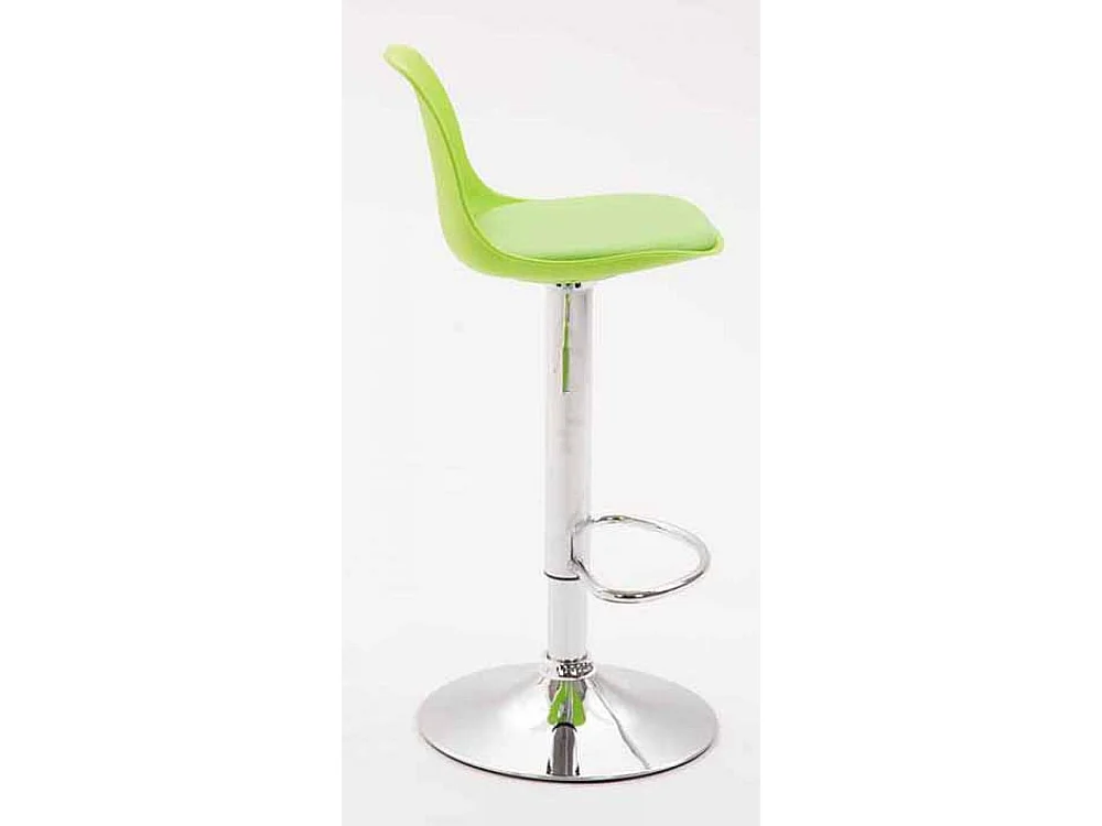 2er Set Barhocker - Kunstleder & Metall - grün - Kiel