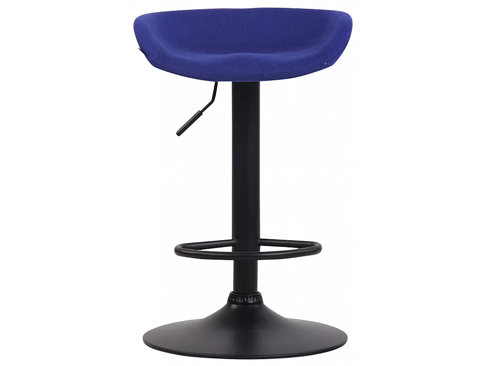 Tabouret de bar - Feutrine & Métal - Bleu - Anaheim