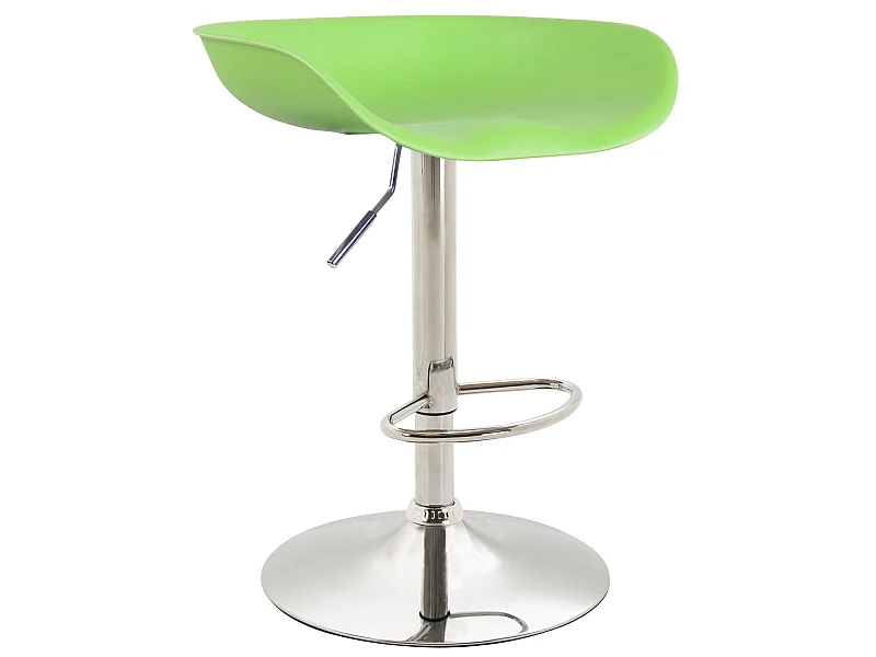 Tabouret de bar - Plastique & Métal - Vert - Anaheim