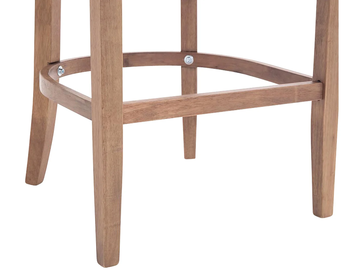 Tabouret de bar - Tissu & Acier inoxydable - Marron - Lakewood