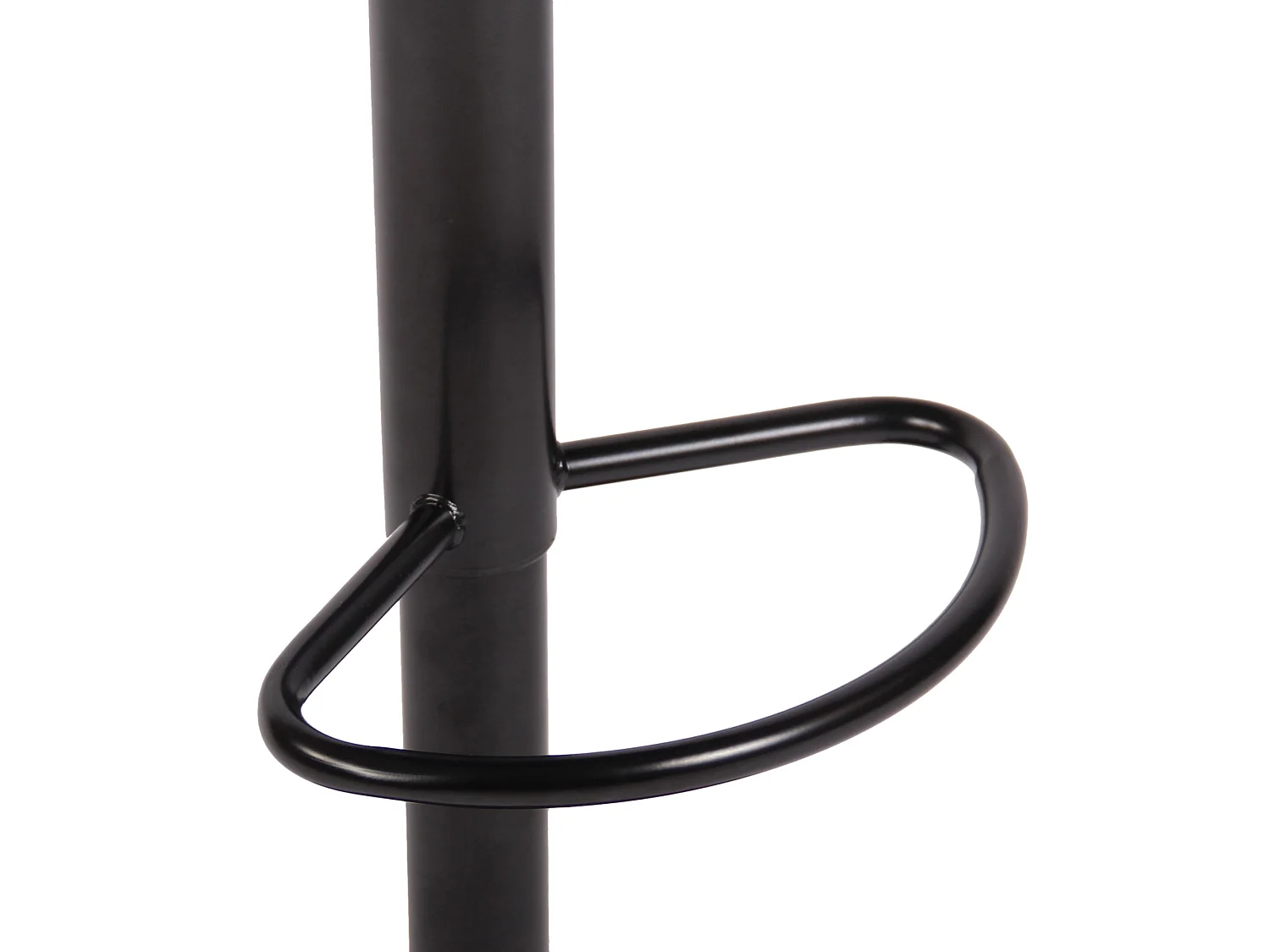 Tabouret de bar - Tissu & Noir - Marron - Dyn V2