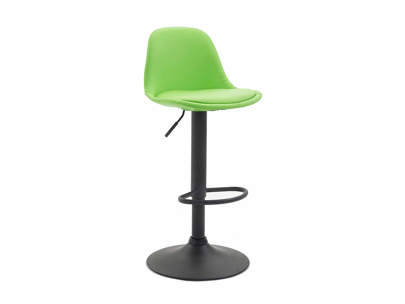 Tabouret de bar - Similicuir & Métal - Vert - Kiel