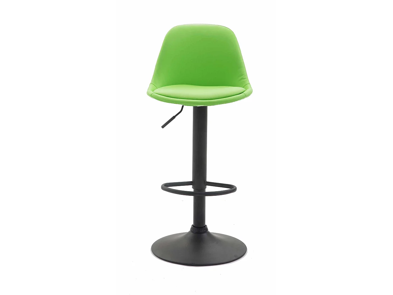 Tabouret de bar - Similicuir & Métal - Vert - Kiel