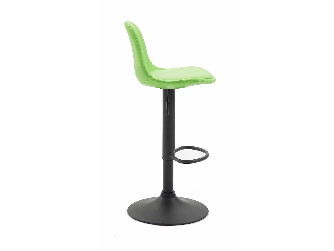 Tabouret de bar - Similicuir & Métal - Vert - Kiel
