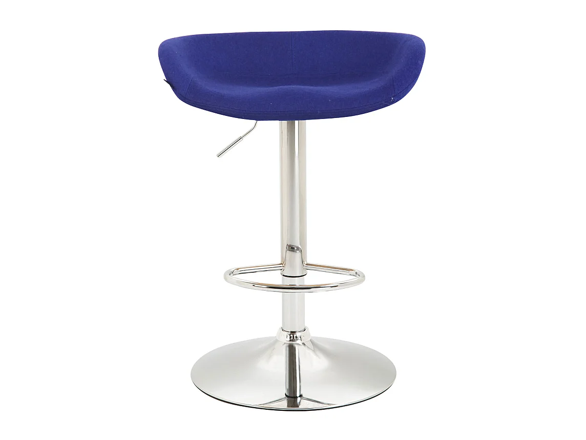 Barhocker - Filz & Metall - blau - Anaheim