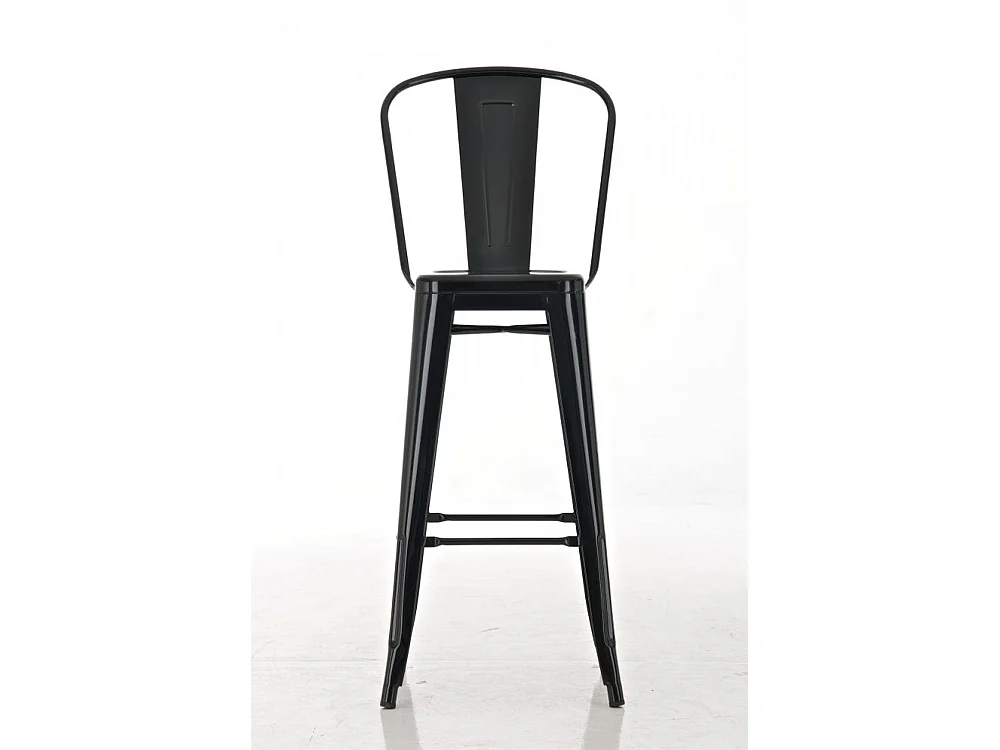 Barkruk - Metalen & Metaal - zwart - Aiden