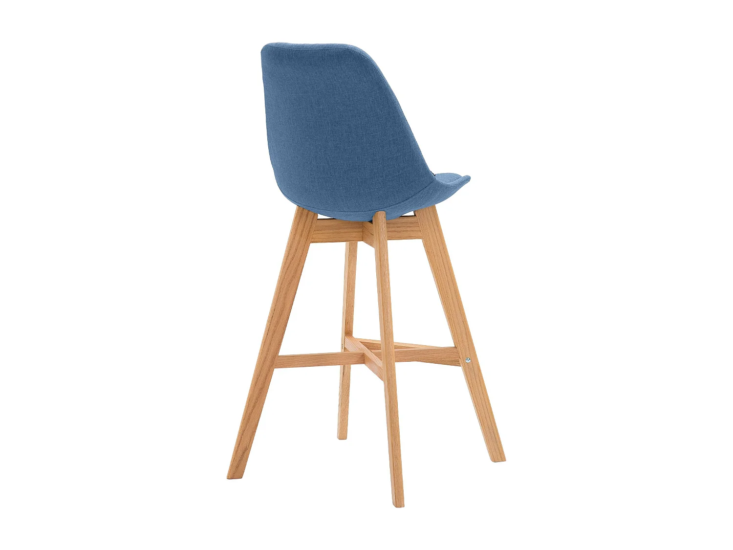 Lot de 2  Tabouret de bar - Tissu & Nature - Bleu - Cannes