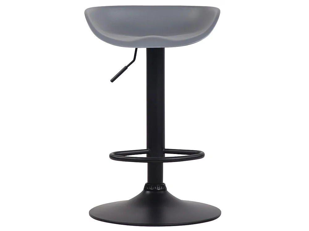 Tabouret de bar - Plastique & Métal - Gris - Anaheim