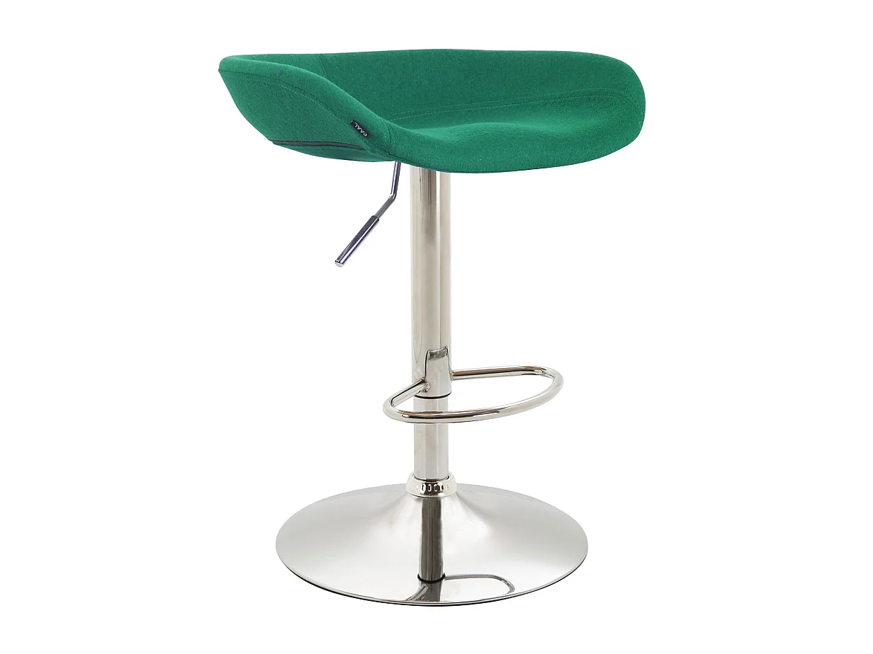Tabouret de bar - Feutrine & Métal - Vert - Anaheim