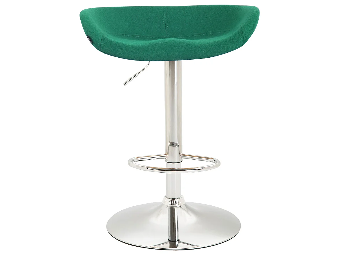 Tabouret de bar - Feutrine & Métal - Vert - Anaheim