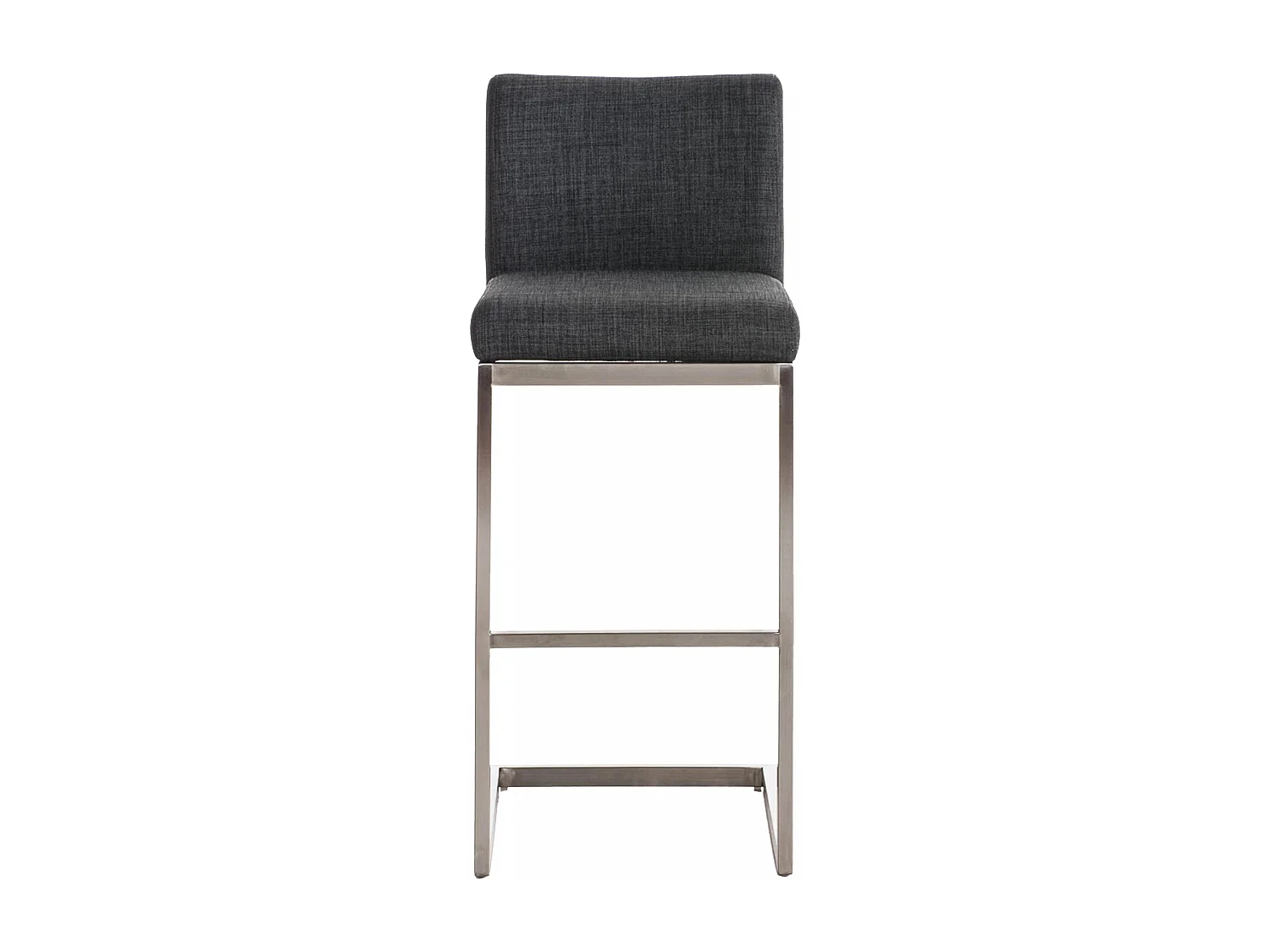 Tabouret de bar - Tissu - Gris foncé - Paros