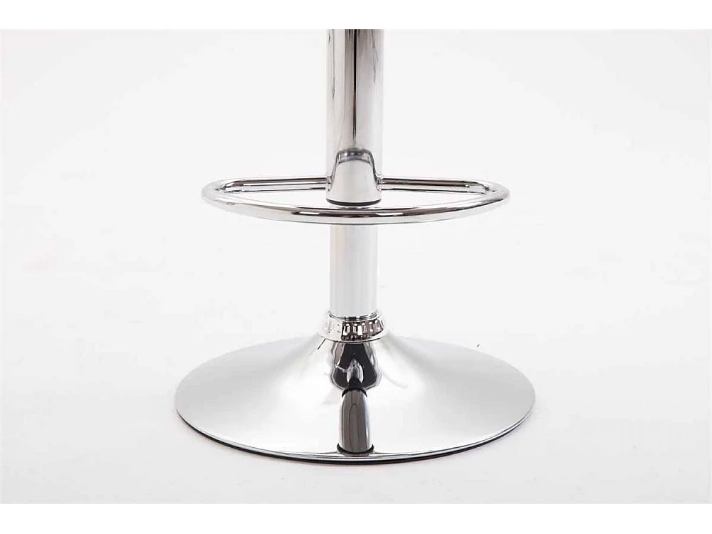 Lot de 2  Tabouret de bar - Similicuir & Métal chromé - Vert - Kiel