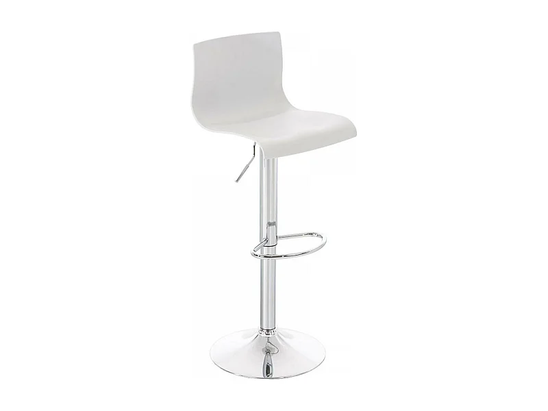 Tabouret de bar - Plastique - Blanc - Hoover