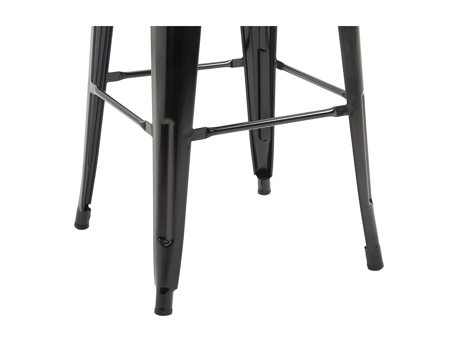 2er Set Barhocker - Metall & Metall - schwarz - Joshua V2