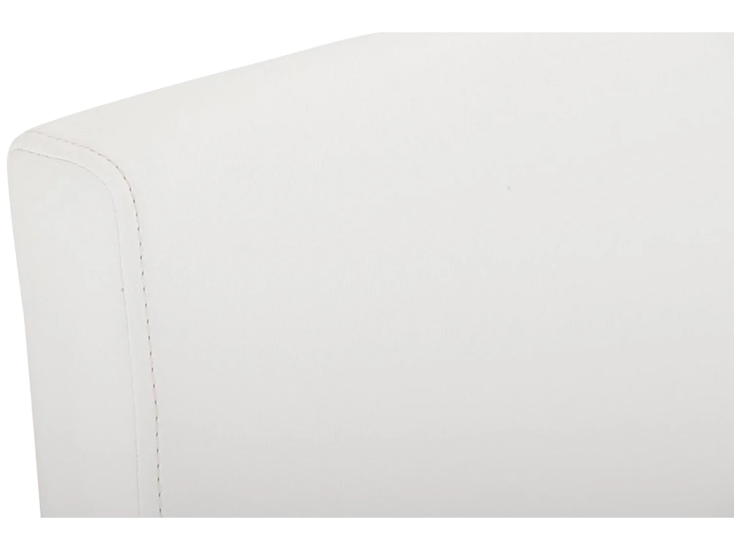 Tabouret de bar - Similicuir - Blanc - Paros