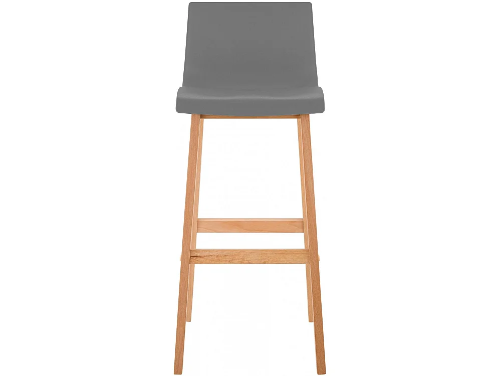 2er Set Barhocker - Holz - grau - Hover