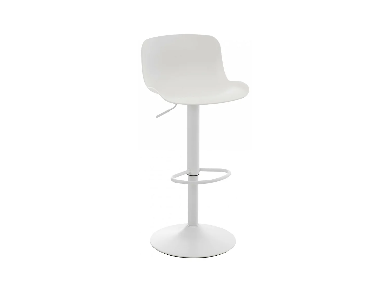 Tabouret de bar - Plastique - Blanc - Almada