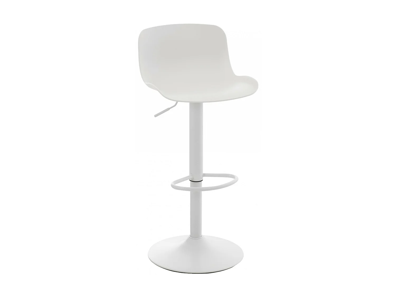 Tabouret de bar - Plastique - Blanc - Almada