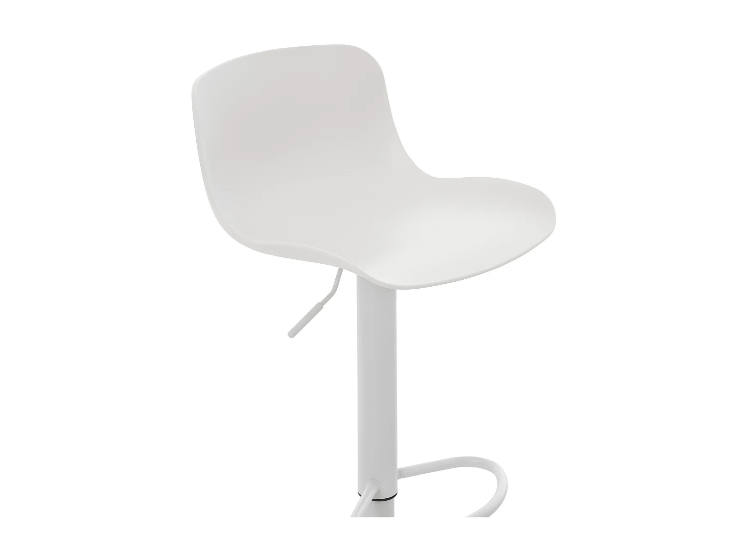 Tabouret de bar - Plastique - Blanc - Almada