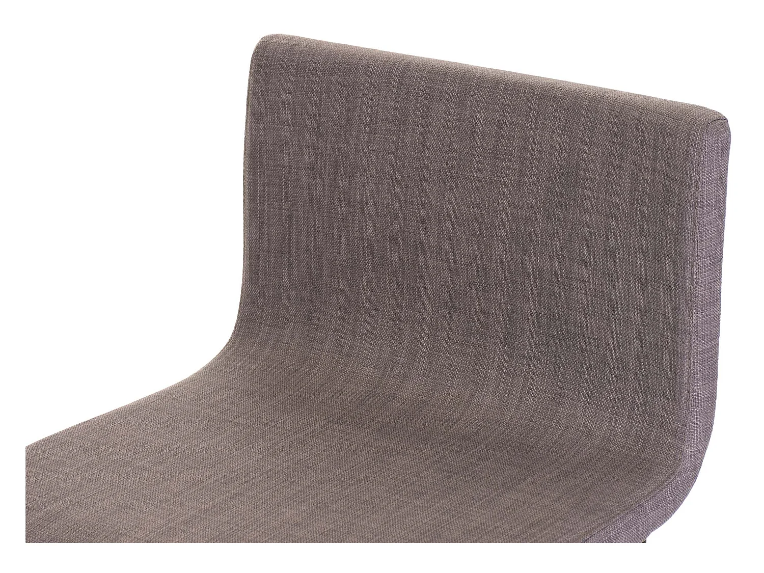 Tabouret de bar - Tissu & Acier inoxydable - Gris - Limon