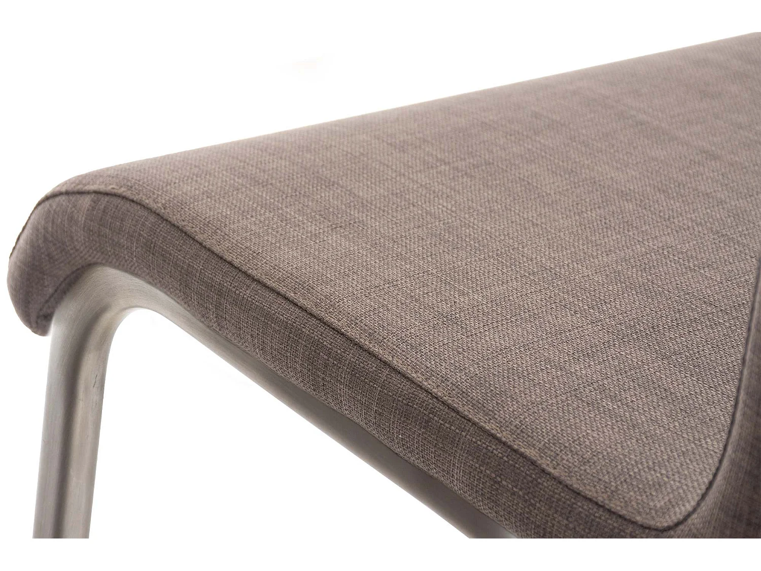 Sgabello da bar - Tessuto & Acciaio inox - grigio - Limon