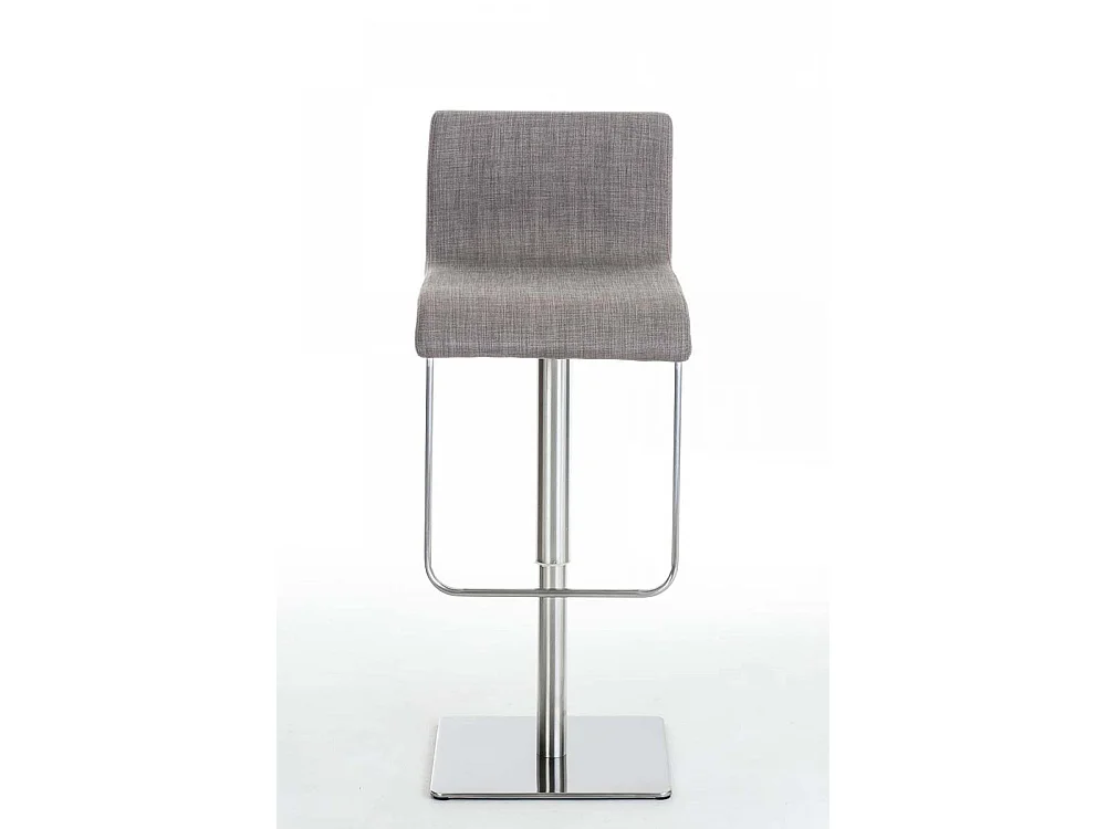 Sgabello da bar - Tessuto & Acciaio inox - grigio - Limon