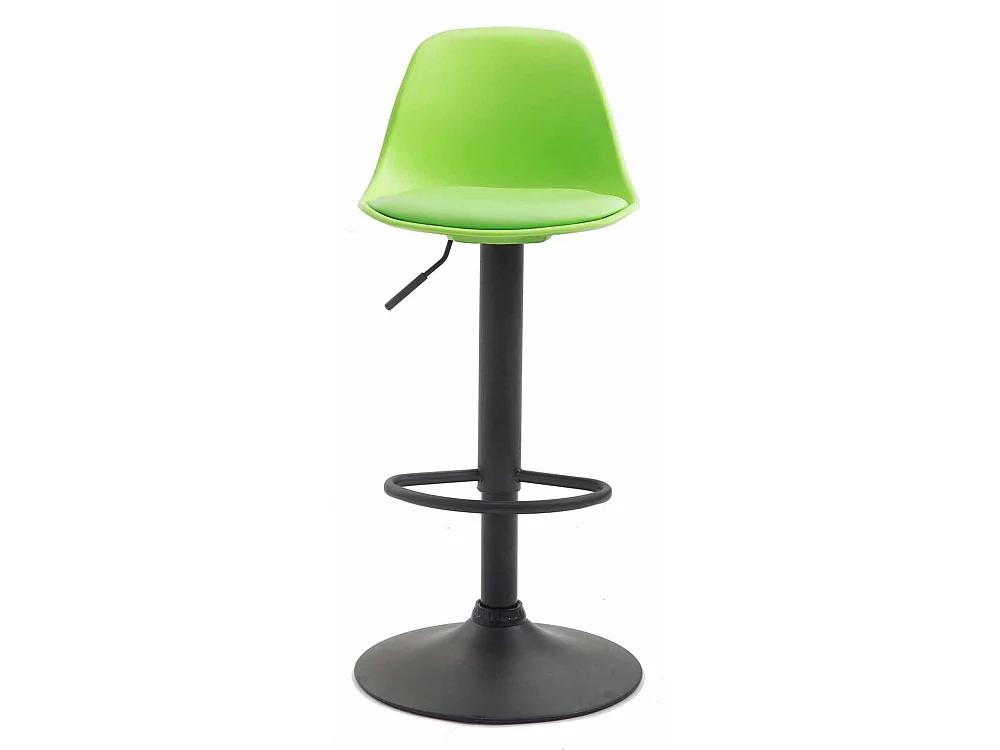 Lot de 2  Tabouret de bar - Similicuir & Métal - Vert - Kiel