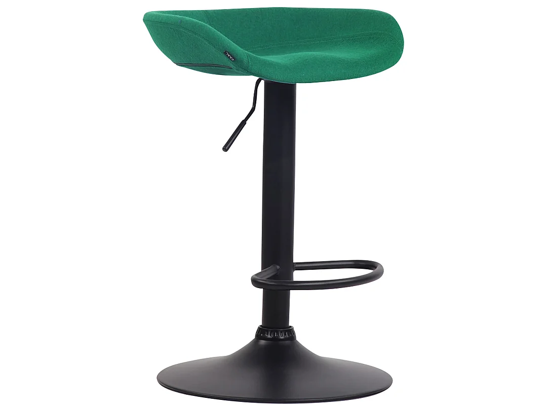 Tabouret de bar - Feutrine & Métal - Vert - Anaheim
