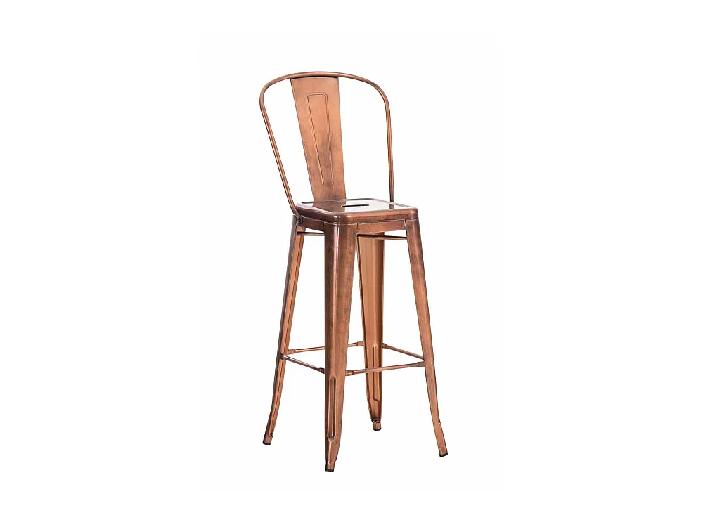 Tabouret de bar - Métal & Métal - Cuivre - Aiden