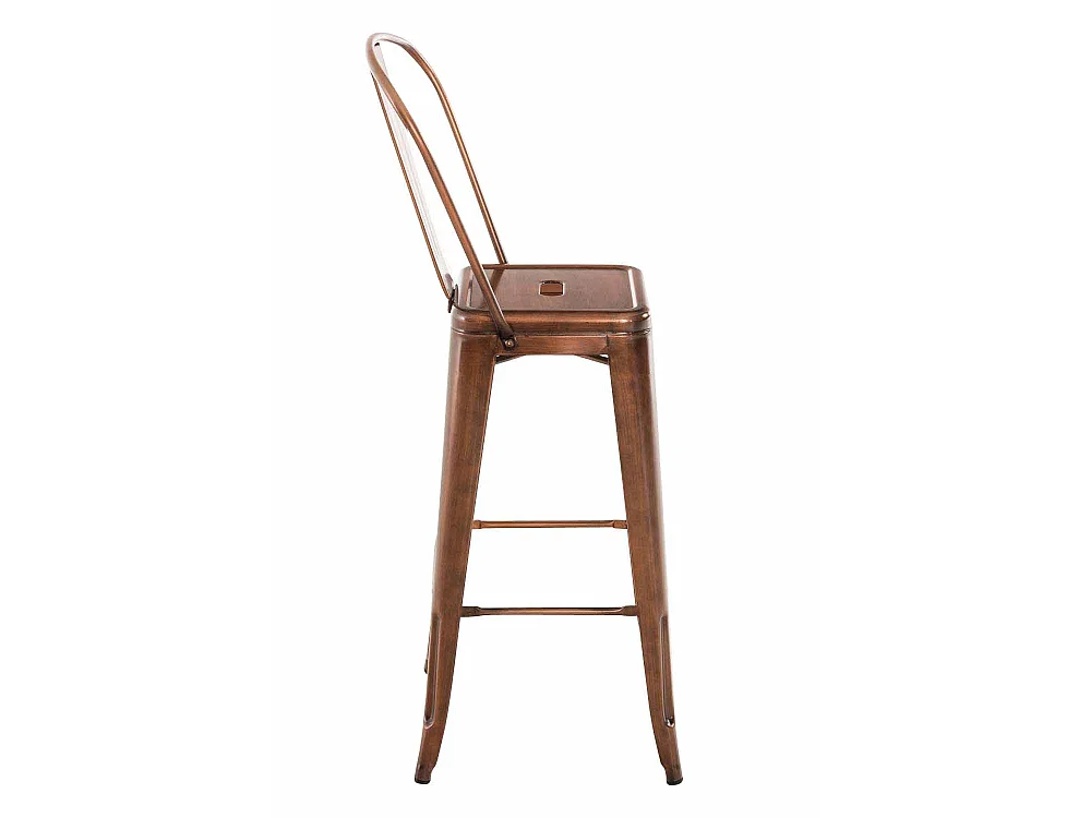 Tabouret de bar - Métal & Métal - Cuivre - Aiden