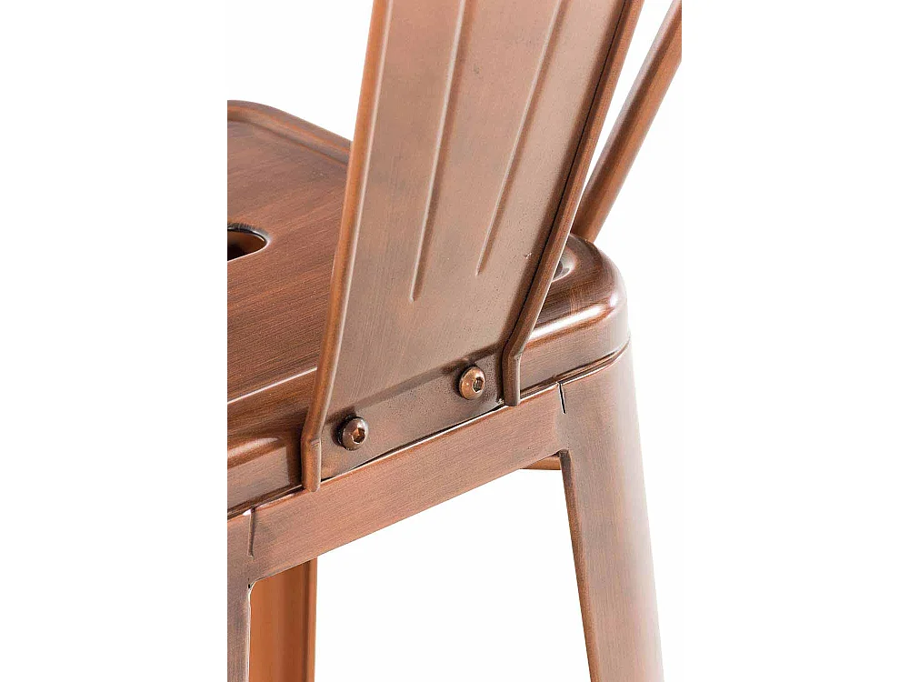 Tabouret de bar - Métal & Métal - Cuivre - Aiden