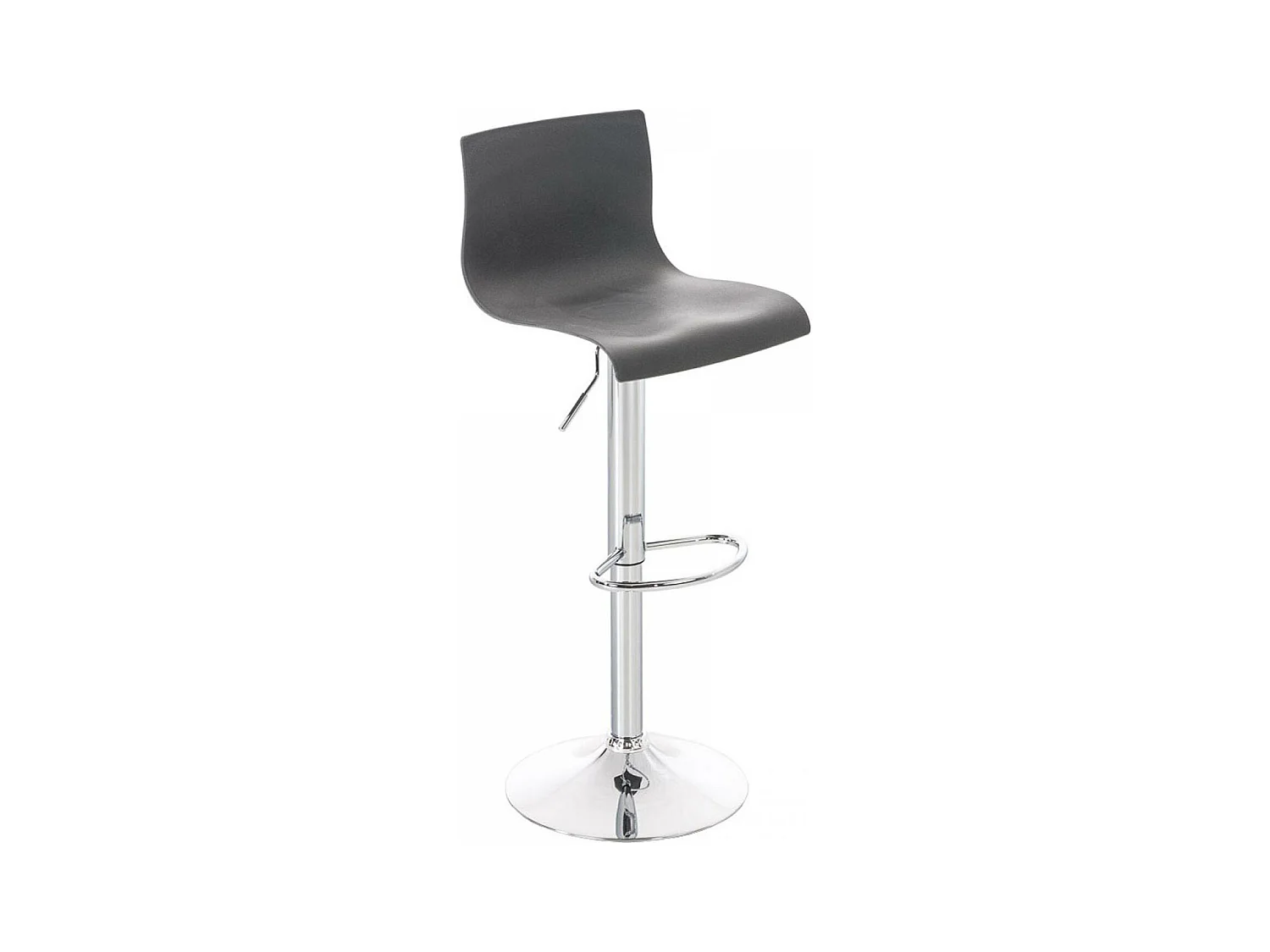 Tabouret de bar - Plastique - Gris - Hoover