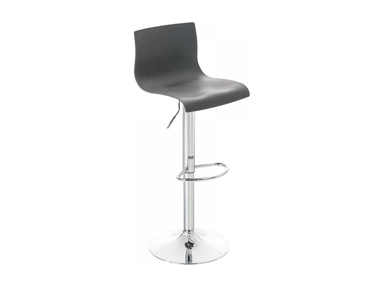 Tabouret de bar - Plastique - Gris - Hoover