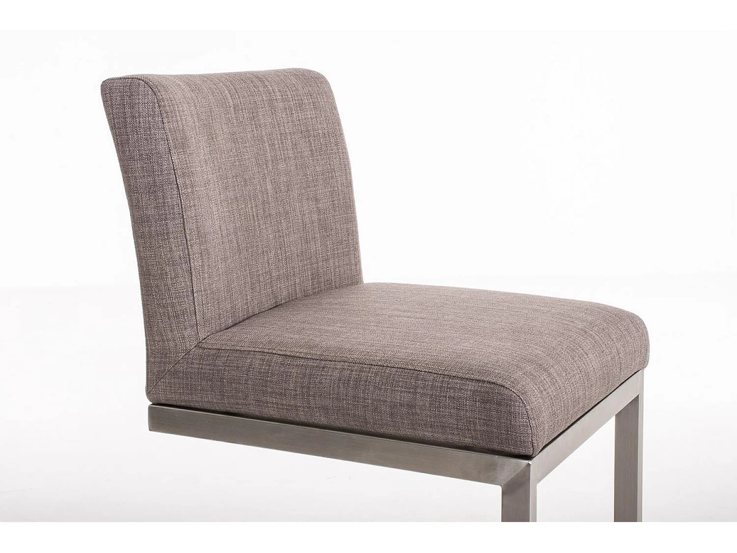 Tabouret de bar - Tissu - Gris - Paros