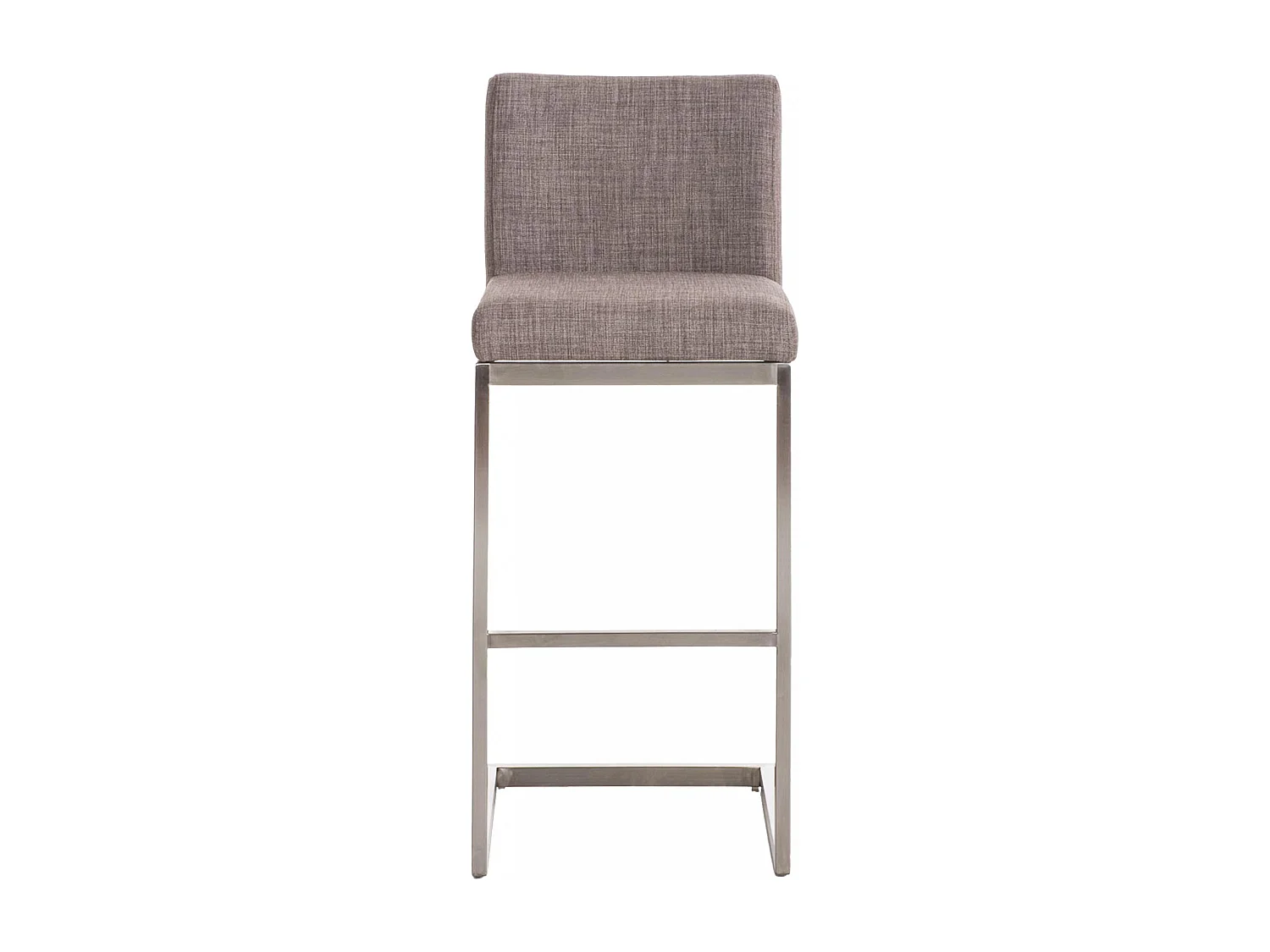 Tabouret de bar - Tissu - Gris - Paros