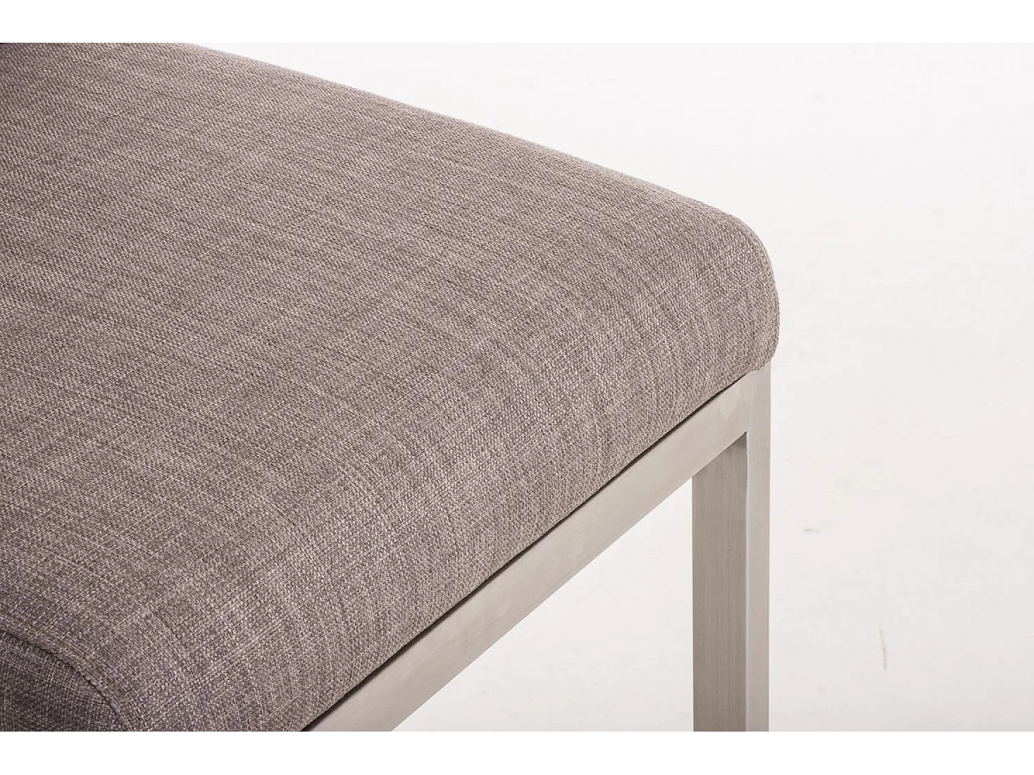 Tabouret de bar - Tissu - Gris - Paros