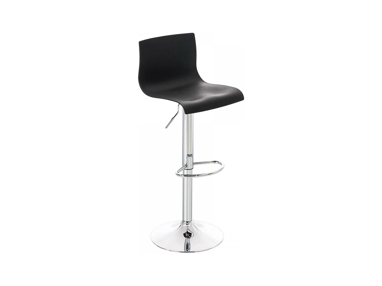 Tabouret de bar - Plastique - Noir - Hoover