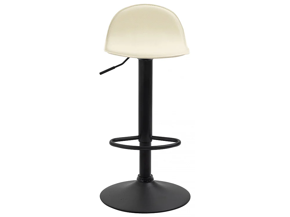 Barhocker - Kunstleder & Metall - creme - Lana V2