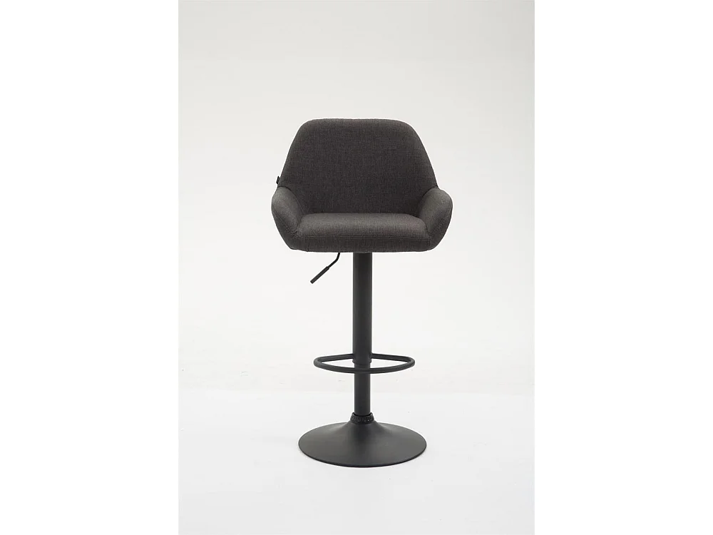 Barkruk - Stof & zwart - donkergrijs - Braga