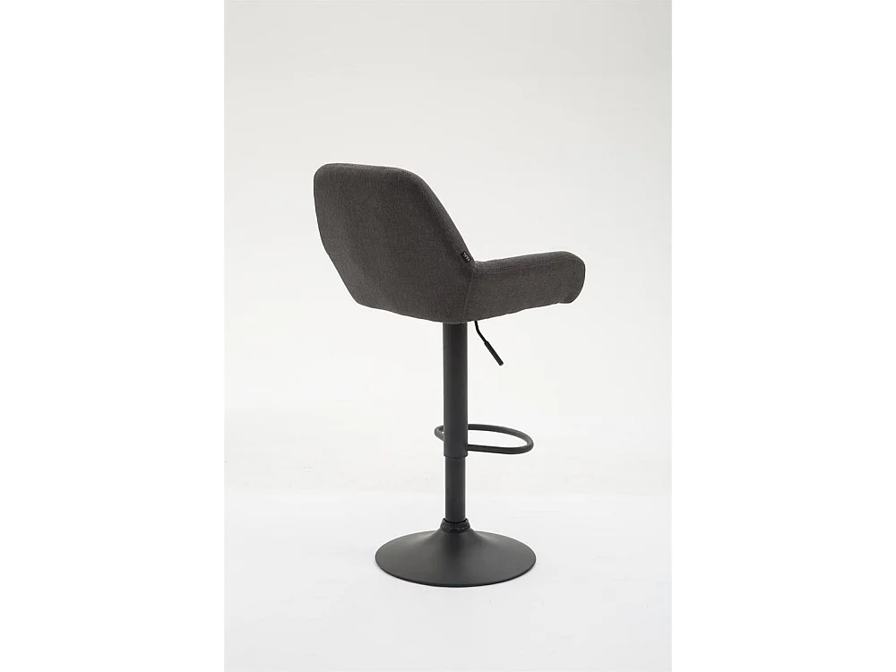 Barkruk - Stof & zwart - donkergrijs - Braga