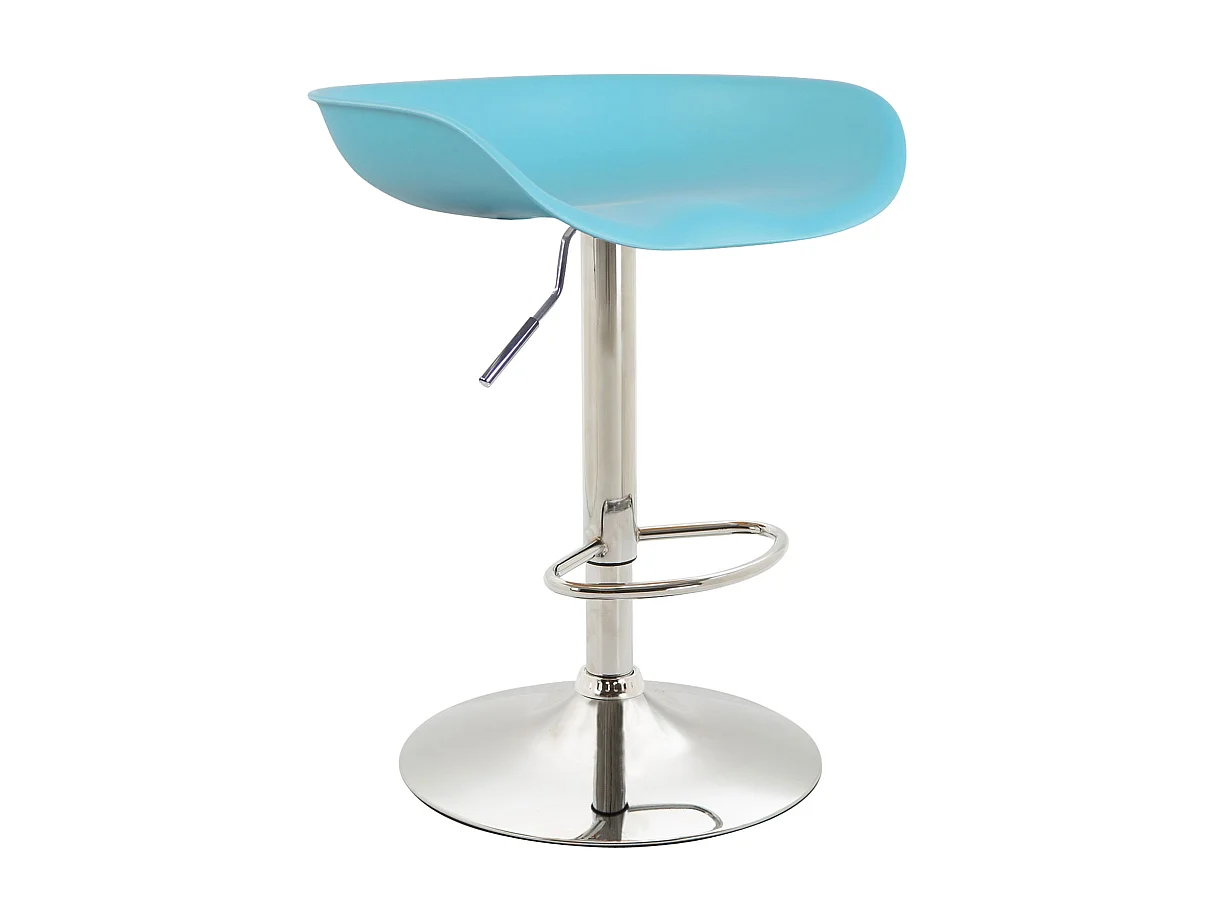 Tabouret de bar - Plastique & Métal - Bleu - Anaheim