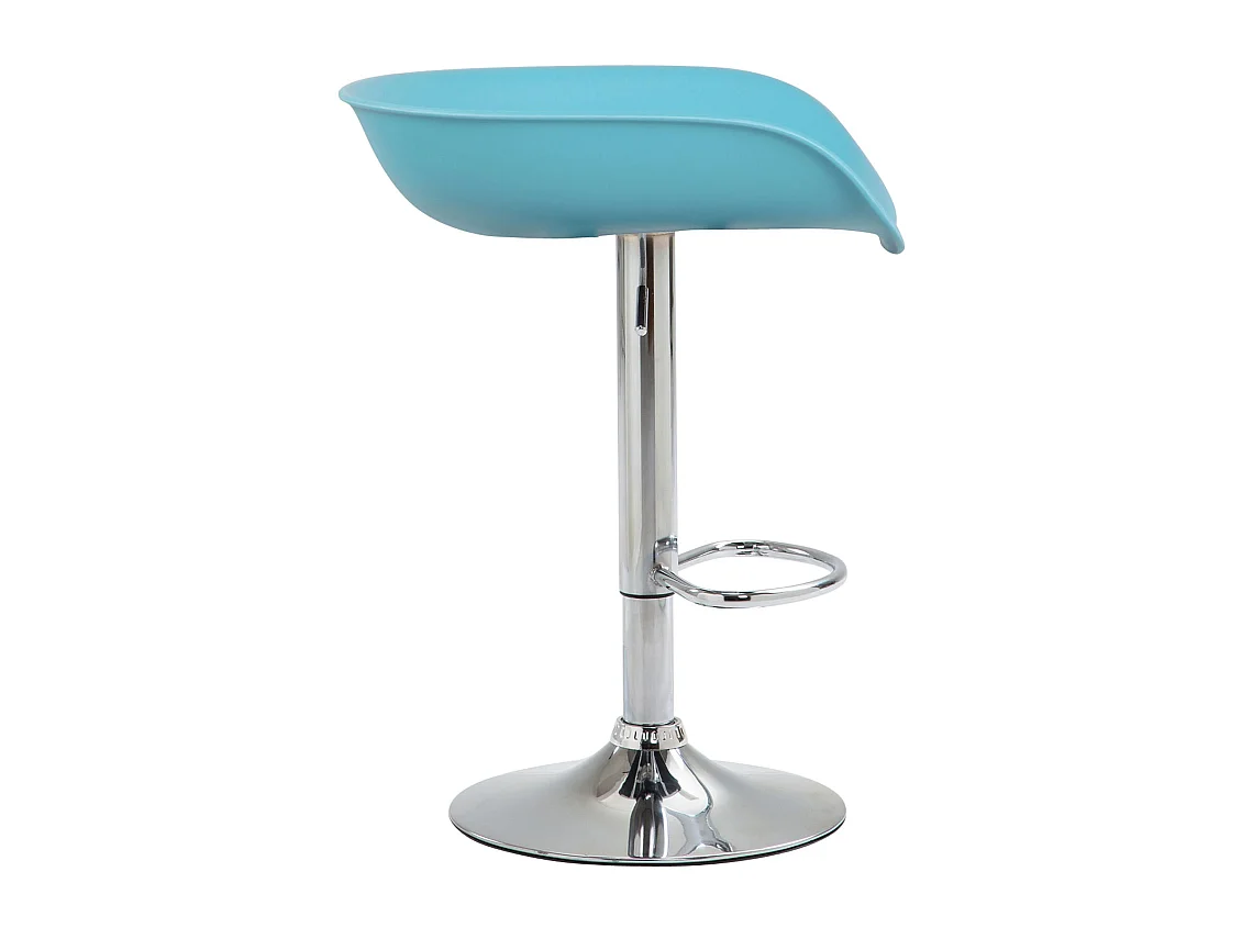 Barkruk - Kunststof & Metaal - blauw - Anaheim