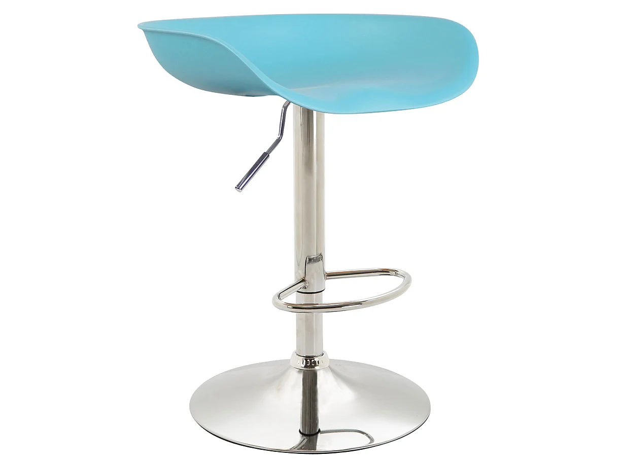 Tabouret de bar - Plastique & Métal - Bleu - Anaheim