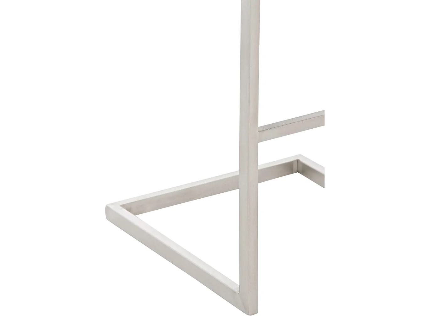 Tabouret de bar - Similicuir - Gris - Paros
