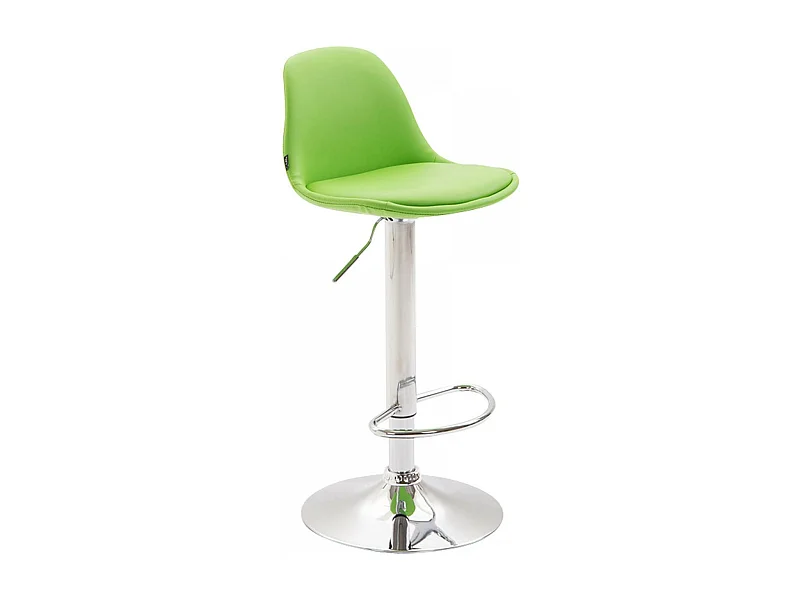 Tabouret de bar - Similicuir & Métal - Vert - Kiel