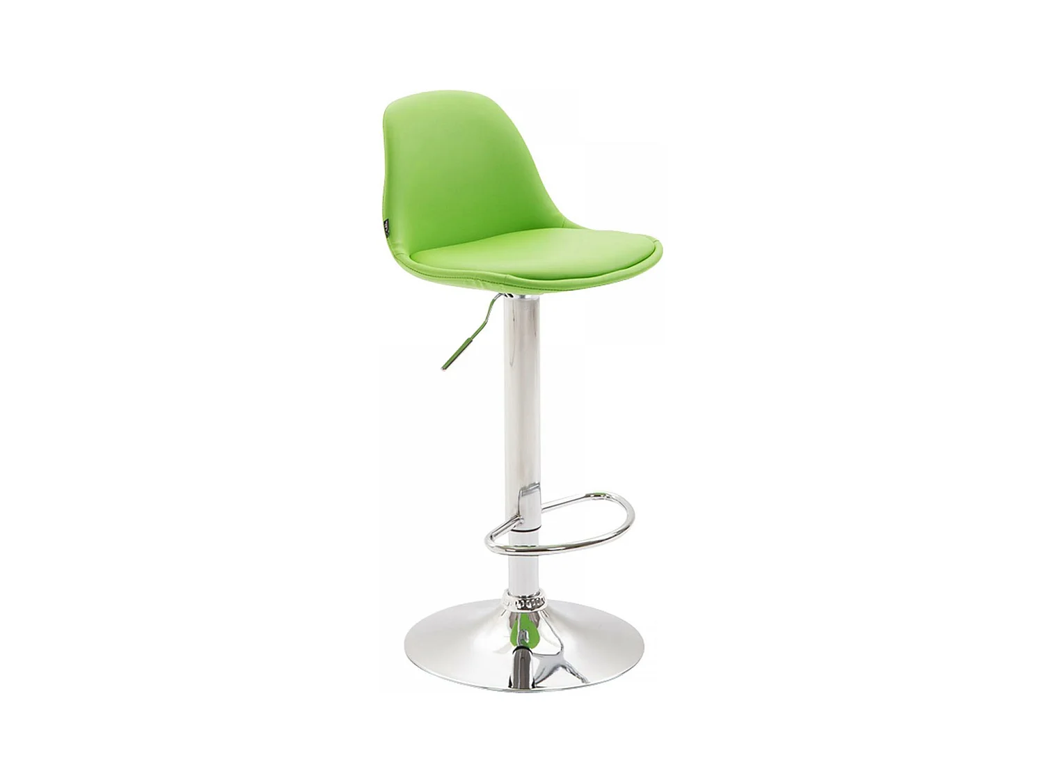 Tabouret de bar - Similicuir & Métal - Vert - Kiel