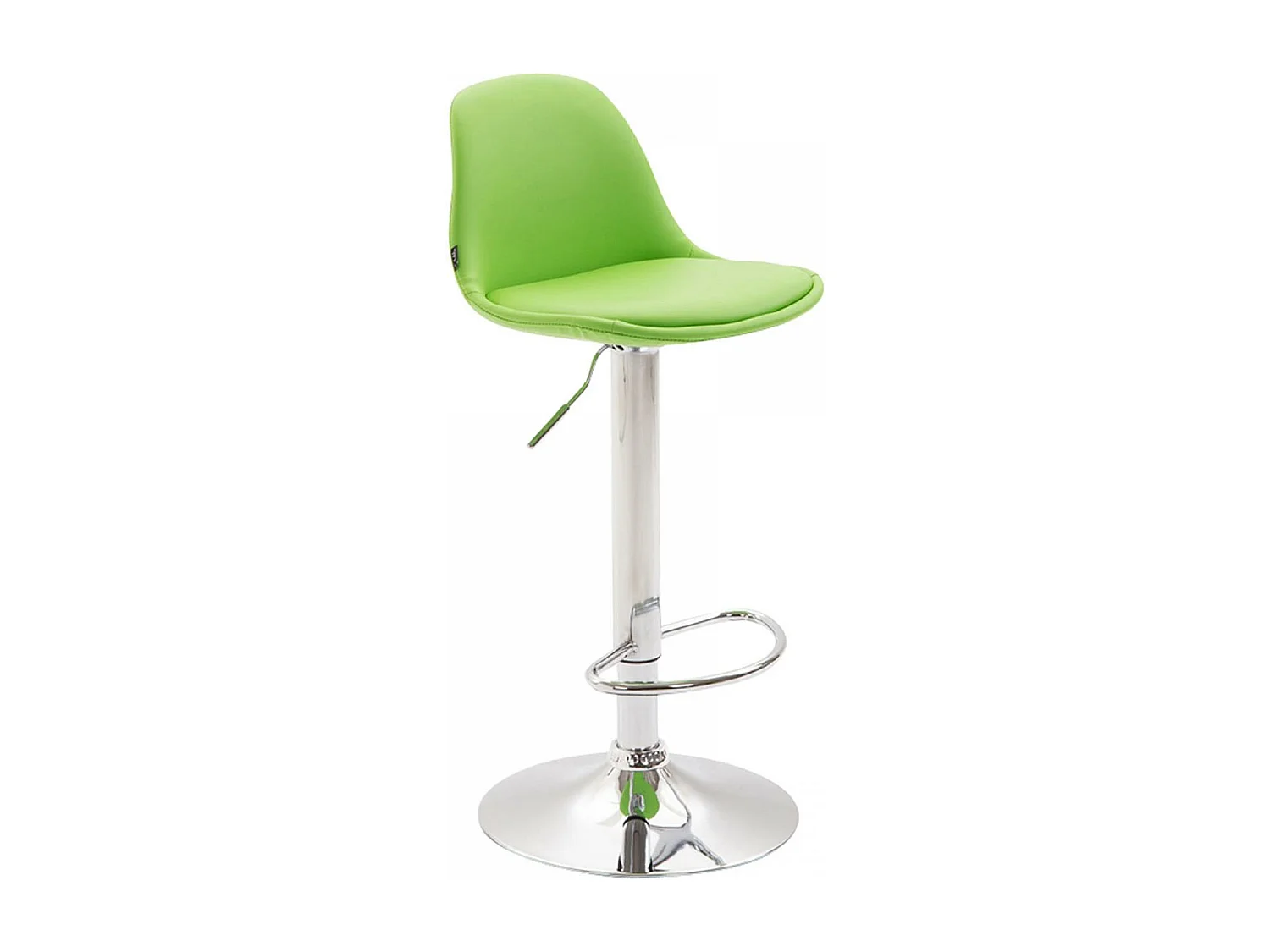 Tabouret de bar - Similicuir & Métal - Vert - Kiel