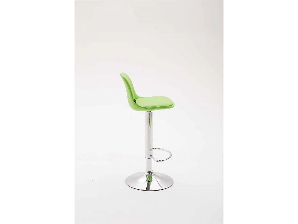 Tabouret de bar - Similicuir & Métal - Vert - Kiel