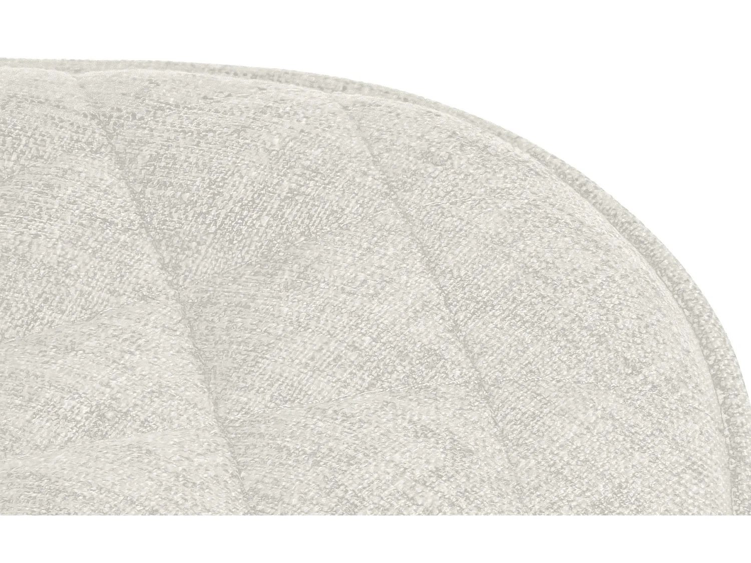 Lot de 2  Tabouret de bar - Tissu - Crème - Minosa